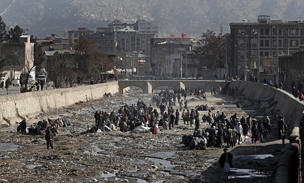 Место скопления потребителей метамфетамина и героина в Кабуле