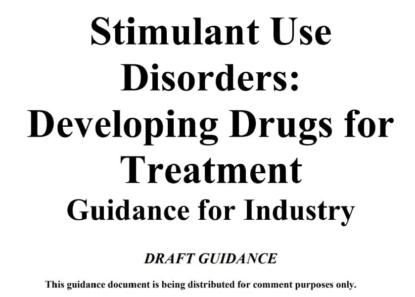 Stimulant Use
Disorders:
Developing Drugs for
Treatment